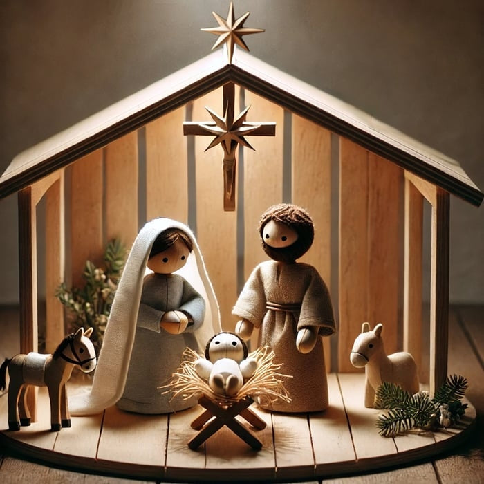 🔥LAST DAY 49% OFF-Handcrafted Puppet Nativity Scene ( Buy 2 Free Shipping )