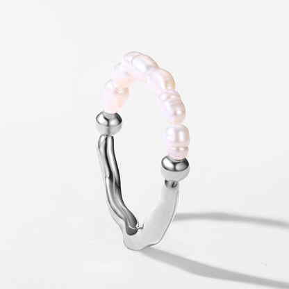 925 Sterling Silver Mira Worry Ring