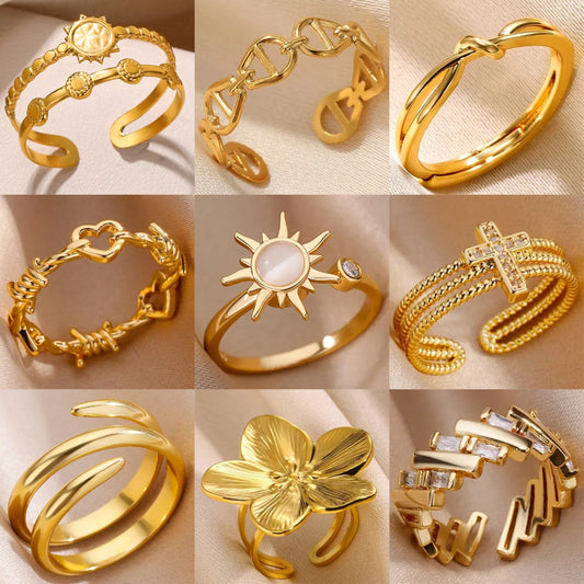 Adjustable opening ring-Rotatable