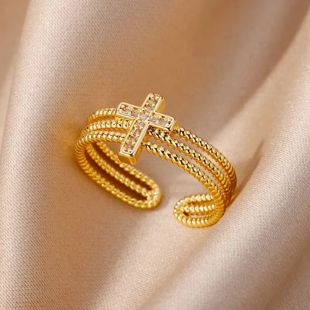 Adjustable opening ring-Rotatable