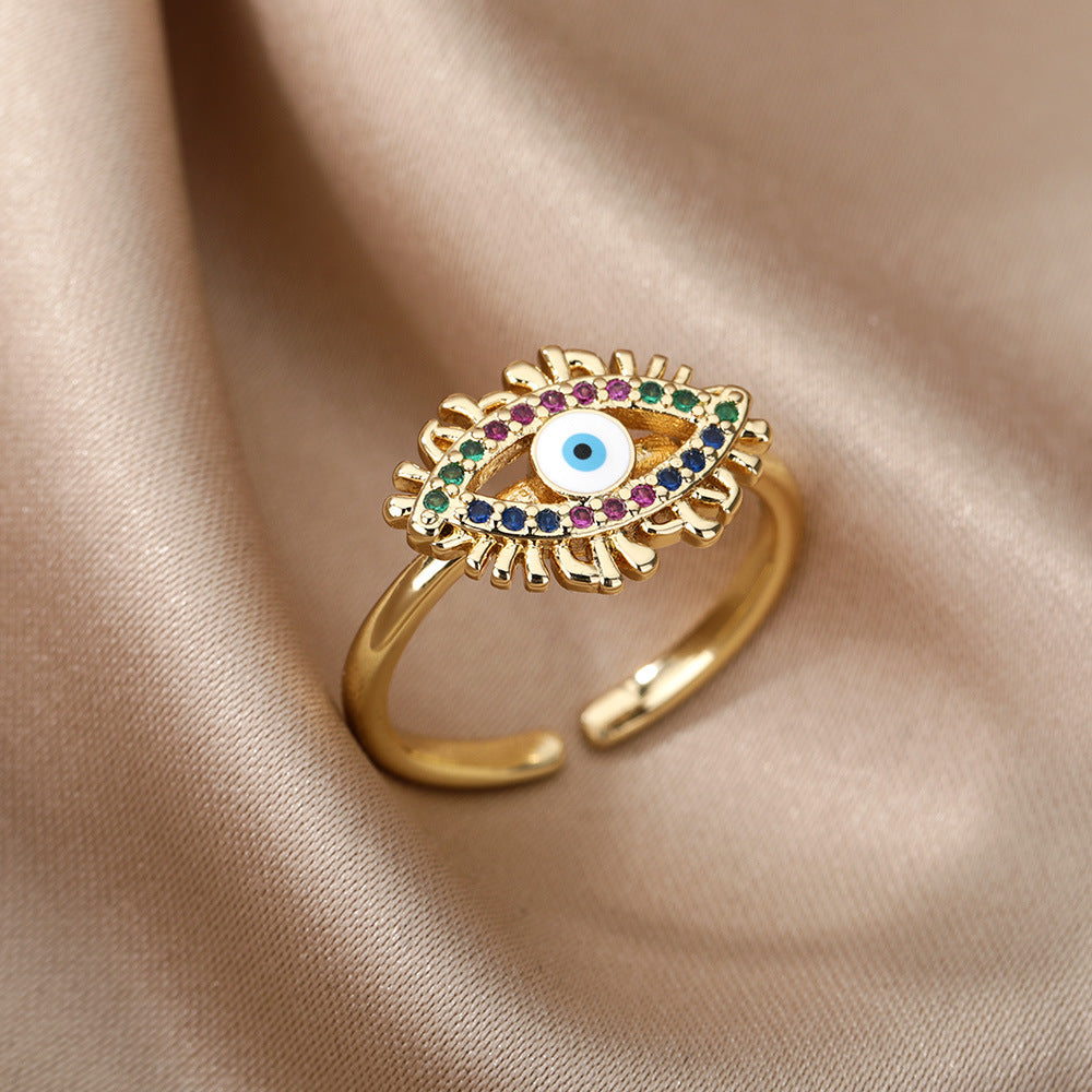 "Eye of the Demon" multi-style rings