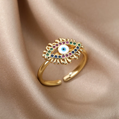 "Eye of the Demon" multi-style rings