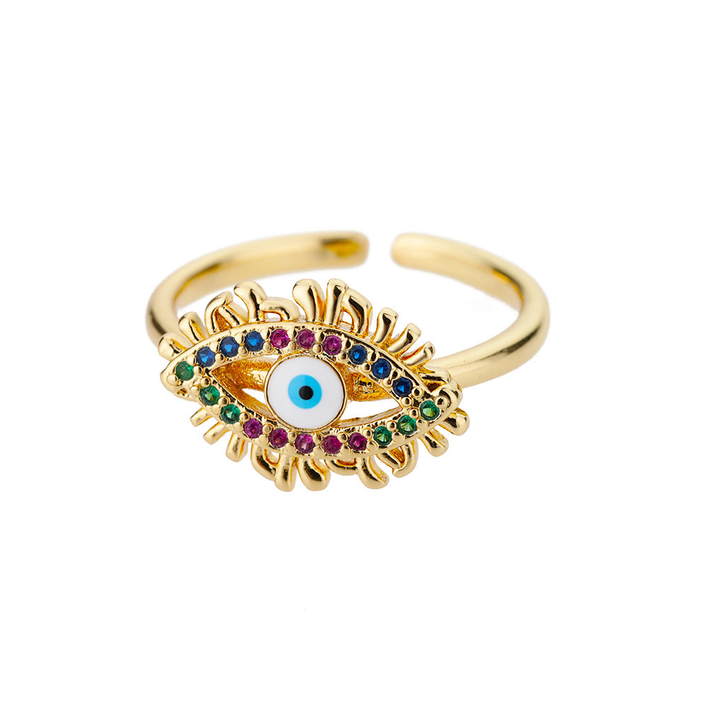 "Eye of the Demon" multi-style rings