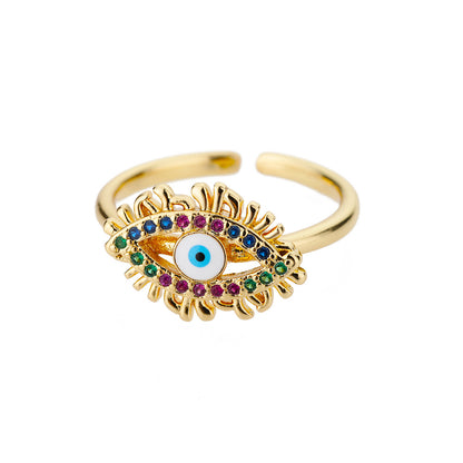 "Eye of the Demon" multi-style rings