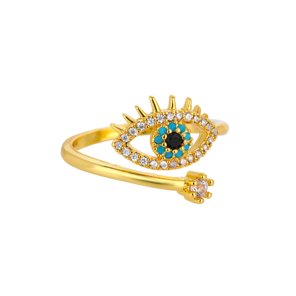 "Eye of the Demon" multi-style rings