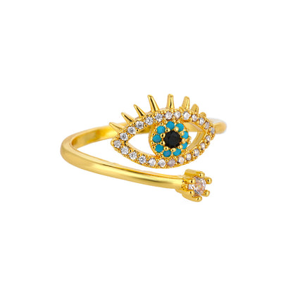 "Eye of the Demon" multi-style rings