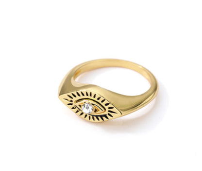 "Eye of the Demon" multi-style rings