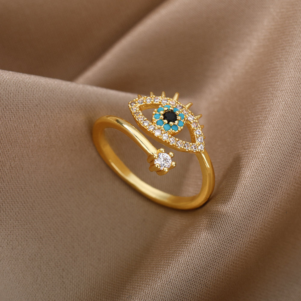 "Eye of the Demon" multi-style rings