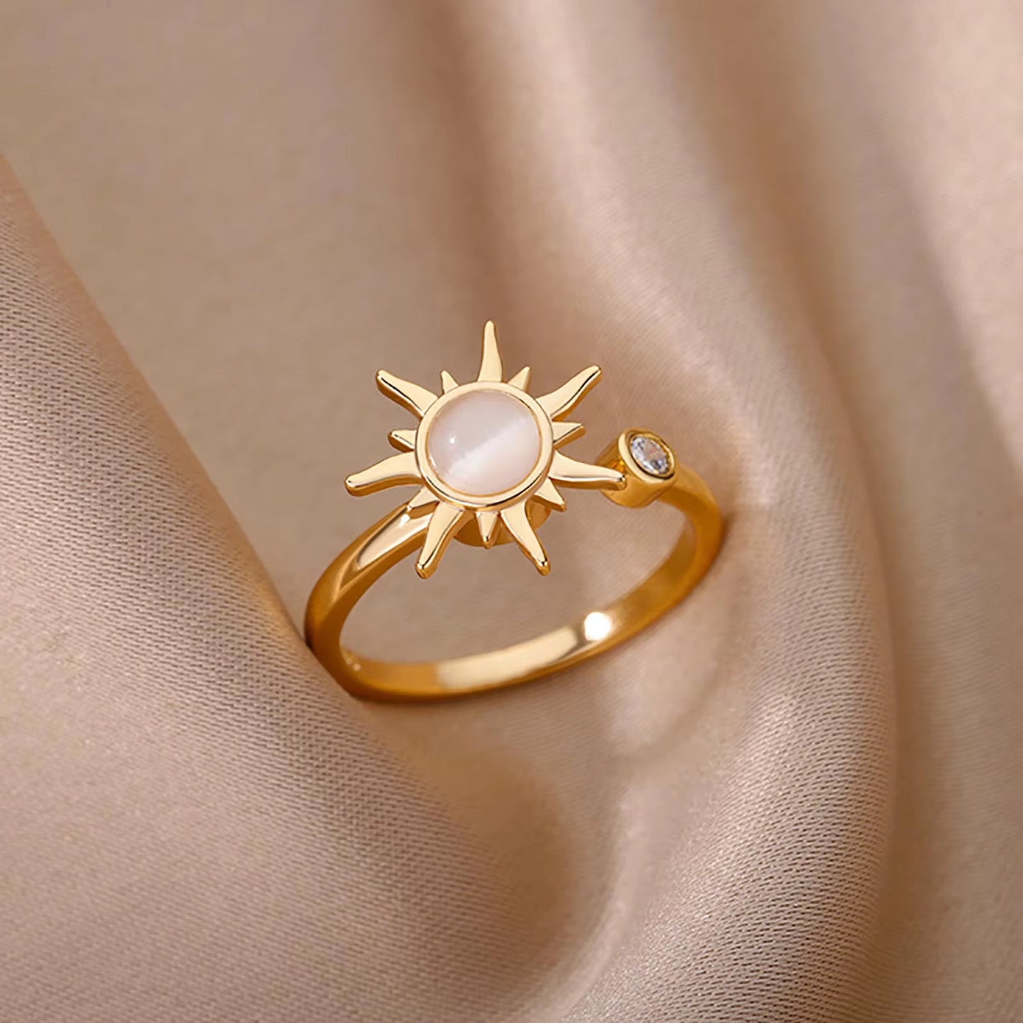 Adjustable opening ring-Rotatable