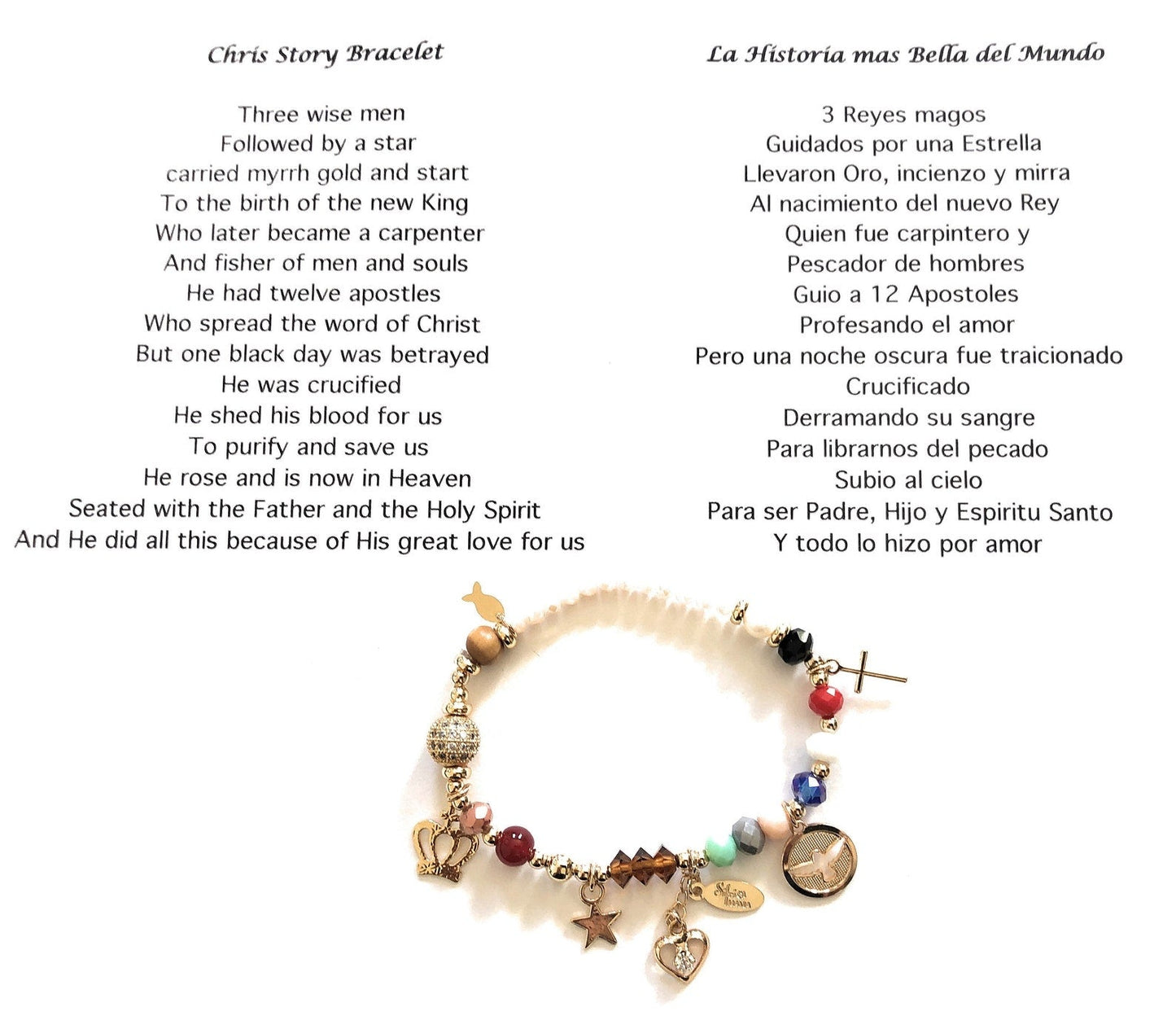 Jesus Story Bracelet: The Greatest Love Story, A Gift of Faith