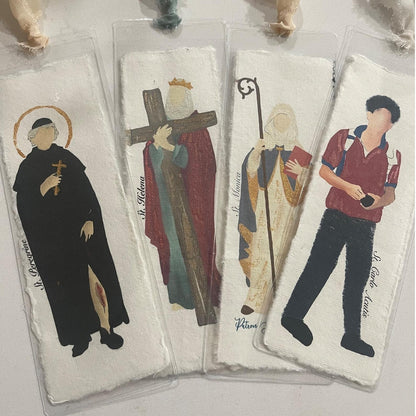 Saint Watercolor Paper Bookmark