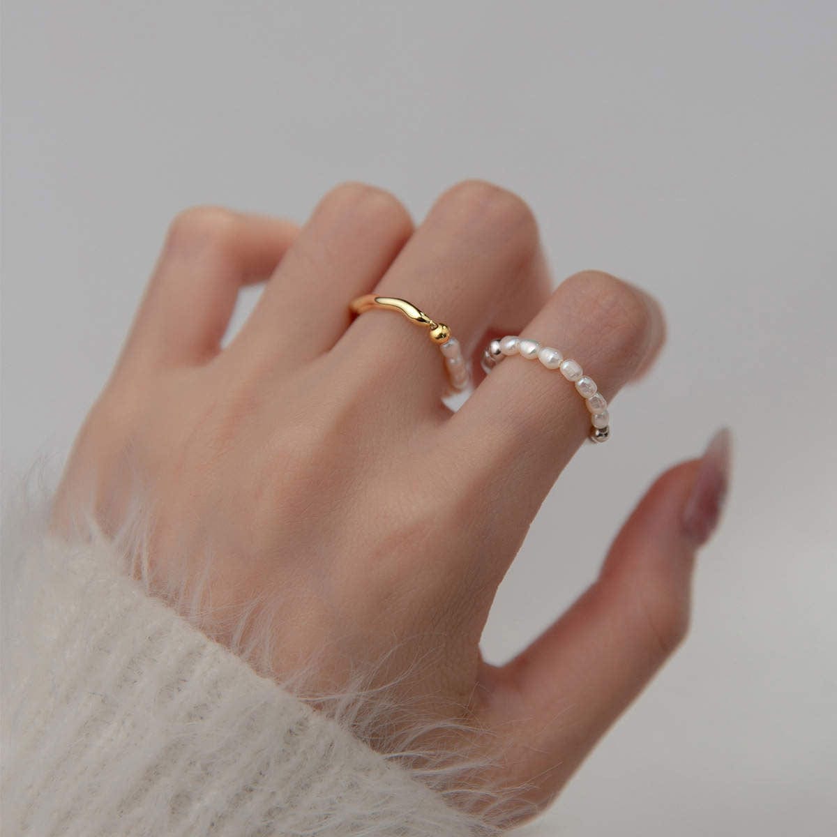 925 Sterling Silver Mira Worry Ring